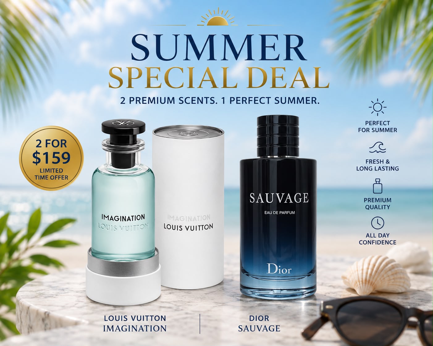 Deal of 2 Perfume Imagination & Suavage Dior